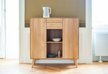 FINN - Wooden highboard with doors with drawers by Sixay furniture - view 3